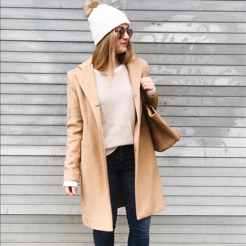 Tan pea coat